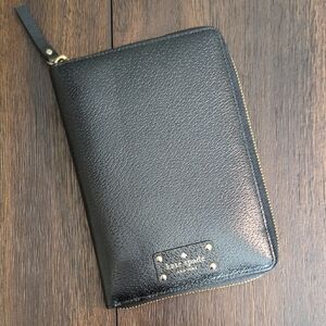 Kate Spade Black Zip-Around Agenda